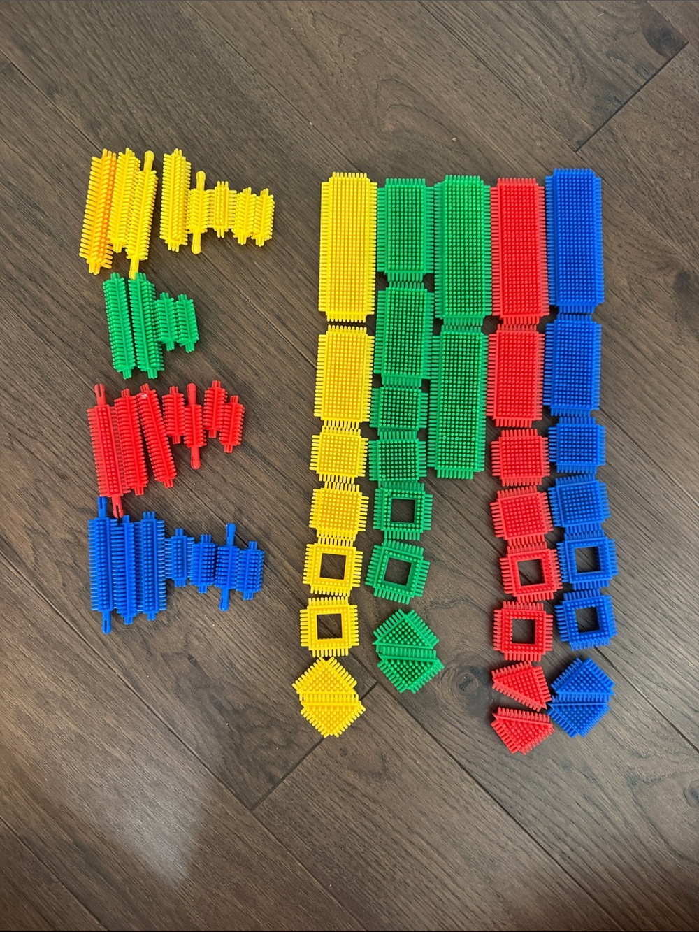 Interlocking Bristle Building Blocks - Multicolor Set